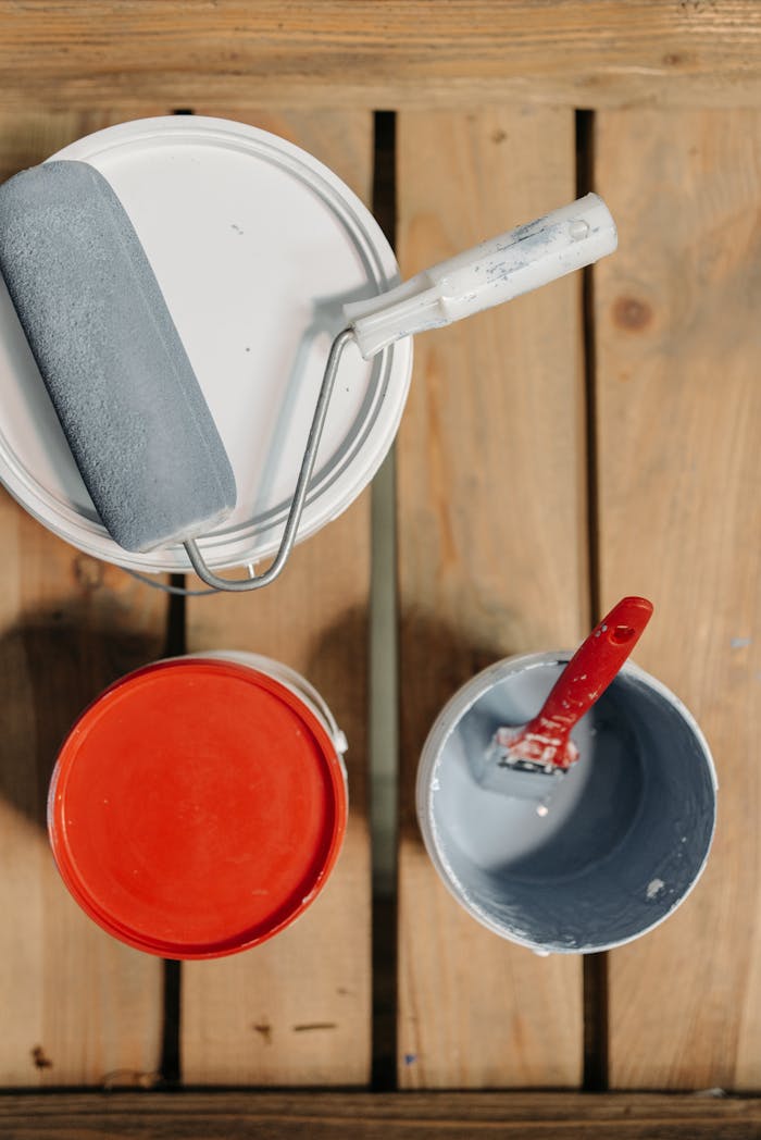 Containers with Paints